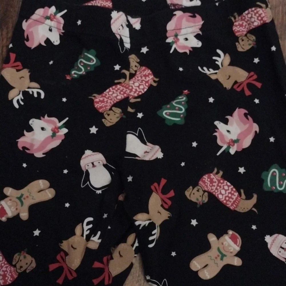 6/6x Girls Penguin Holiday Outfit